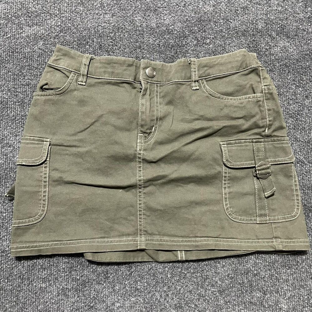 Wild Fable Skirt Womens Small Cargo Utility Mini Stretch Pockets Casual Outdoor